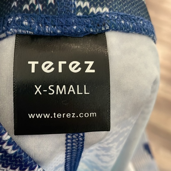 Terez Winter Fair Isle Leggings XS - Picture 7 of 9